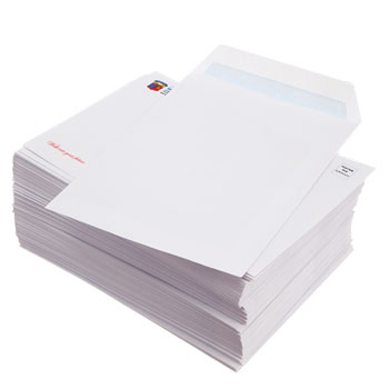 business envelopes c5 and c4 plain face