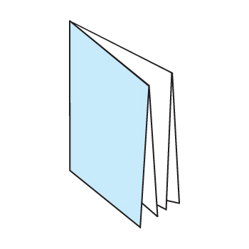 right angle half fold